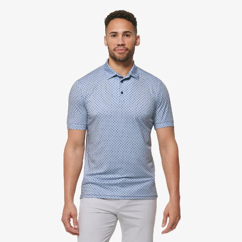 Men's Thermal - Lined Casual Shirts in Black for Added Warmth in Cold WeatherAshley Blue Dot Print Men's Thermal - Lined Casual Shirts in Black for Added Warmth in Cold WeatherAshley Blue Dot Print