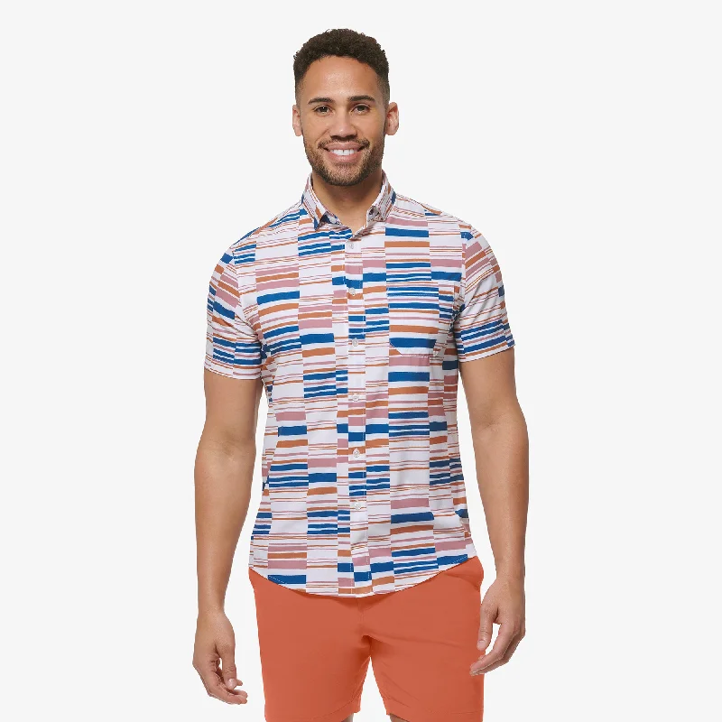 Men's Graphic - Printed Casual Shirts with Pop - Culture References for a Fun and Stylish LookAuburn Multi Stripe Men's Graphic - Printed Casual Shirts with Pop - Culture References for a Fun and Stylish LookAuburn Multi Stripe