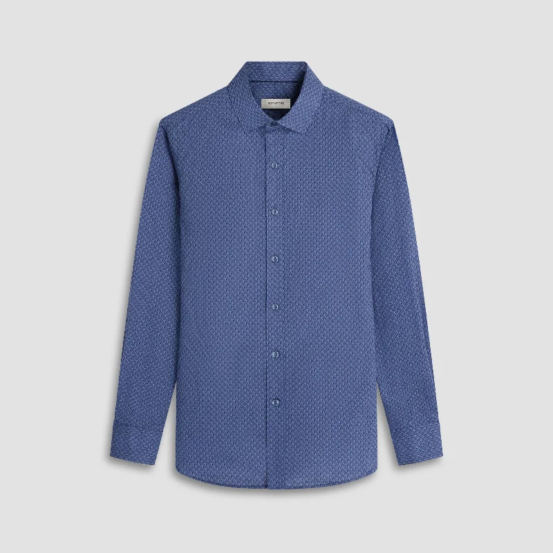 Men's Embroidered Detail Casual Shirts in Beige for a Touch of EleganceAxel Basketweave Shirt Men's Embroidered Detail Casual Shirts in Beige for a Touch of EleganceAxel Basketweave Shirt