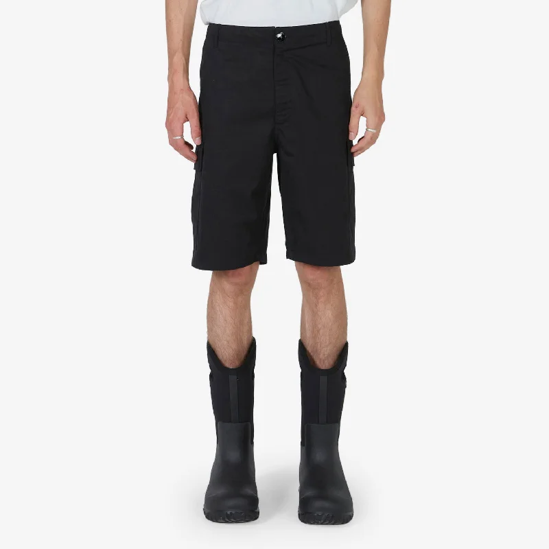 Men's floral print silk blend shorts for a unique night - out lookCargo Short Black
