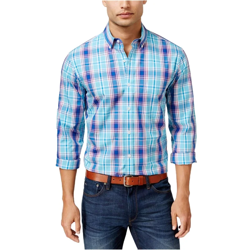 Men's Organic Cotton Casual Shirts with a Soft Handfeel for Everyday ComfortClub Room Mens Plaid Ls Button Up Shirt Men's Organic Cotton Casual Shirts with a Soft Handfeel for Everyday ComfortClub Room Mens Plaid Ls Button Up Shirt