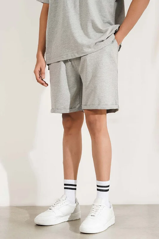 Men's floral print silk blend shorts for a unique night - out lookDRAWSTRING SHORTS