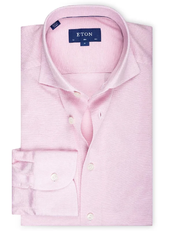 Men's Shearling - Lined Collar Casual Shirts in Brown for a Rustic and Warm AppealSlim Pique Jersey Slim Shirt Pink Men's Shearling - Lined Collar Casual Shirts in Brown for a Rustic and Warm AppealSlim Pique Jersey Slim Shirt Pink