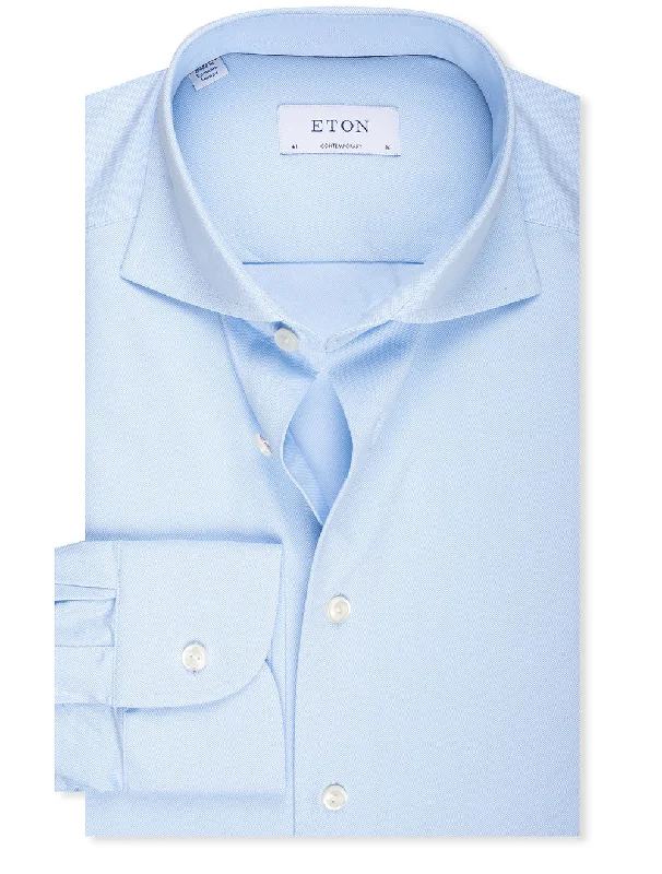 Men's Slim - Fit Printed Floral Casual Shirts in Pastel Colors for a Spring - Inspired VibeContemporary Twill Weave 4 Way Stretch Shirt Blue Men's Slim - Fit Printed Floral Casual Shirts in Pastel Colors for a Spring - Inspired VibeContemporary Twill Weave 4 Way Stretch Shirt Blue