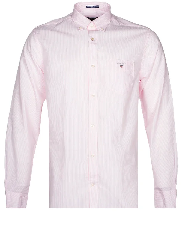 Men's Stretch - Fabric Casual Shirts in Navy Blue for a Comfortable and Flexible FitRegular Fit Broadcloth Banker Buttondown California Pink Men's Stretch - Fabric Casual Shirts in Navy Blue for a Comfortable and Flexible FitRegular Fit Broadcloth Banker Buttondown California Pink