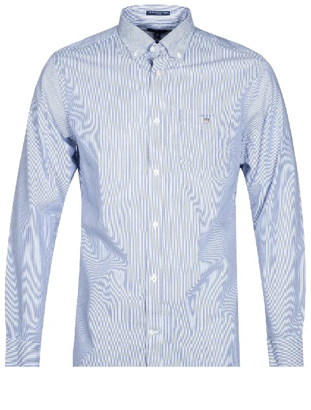 Men's Embroidered Detail Casual Shirts in Beige for a Touch of EleganceRegular Broadcloth Banker Buttondown College Blue Men's Embroidered Detail Casual Shirts in Beige for a Touch of EleganceRegular Broadcloth Banker Buttondown College Blue