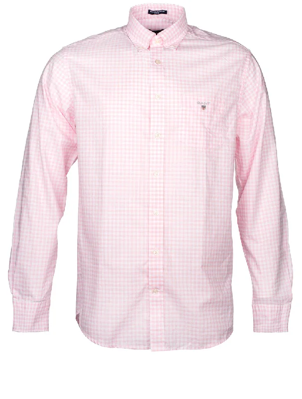Men's Shearling - Lined Collar Casual Shirts in Brown for a Rustic and Warm AppealRegular Fit Gingham Broadcloth Shirt California Pink Men's Shearling - Lined Collar Casual Shirts in Brown for a Rustic and Warm AppealRegular Fit Gingham Broadcloth Shirt California Pink