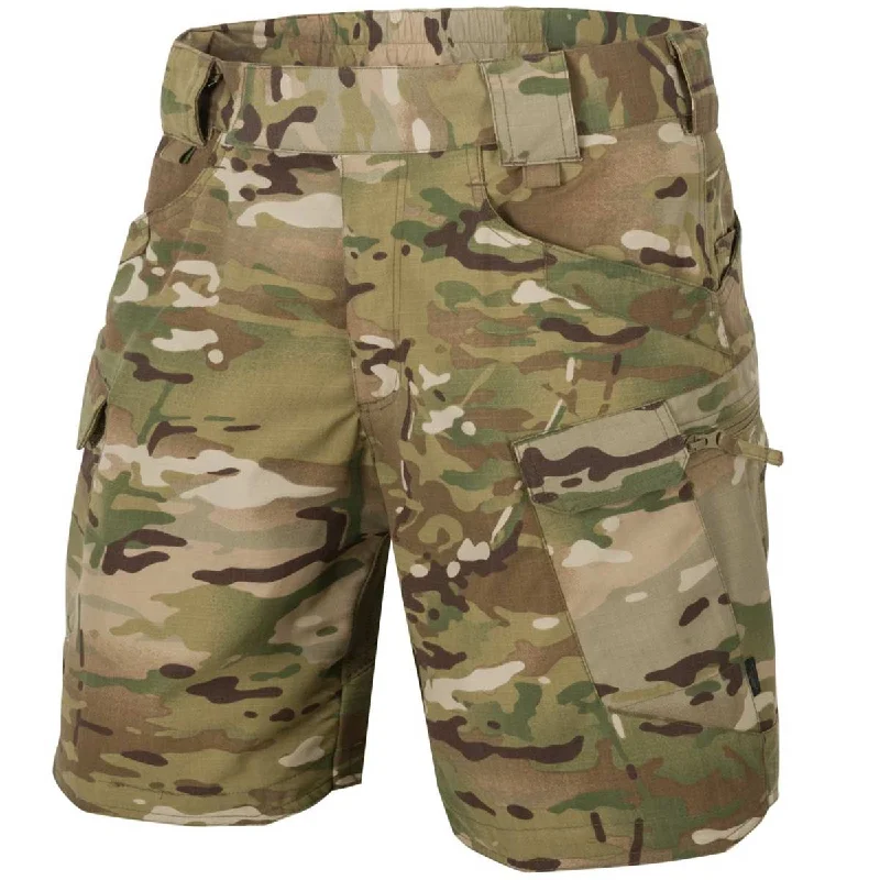 Men's pleated front twill shorts for a classic and sophisticated appearanceHelikon Urban Tactical Shorts Flex 8.5" NyCo Multicam Men's pleated front twill shorts for a classic and sophisticated appearanceHelikon Urban Tactical Shorts Flex 8.5" NyCo Multicam