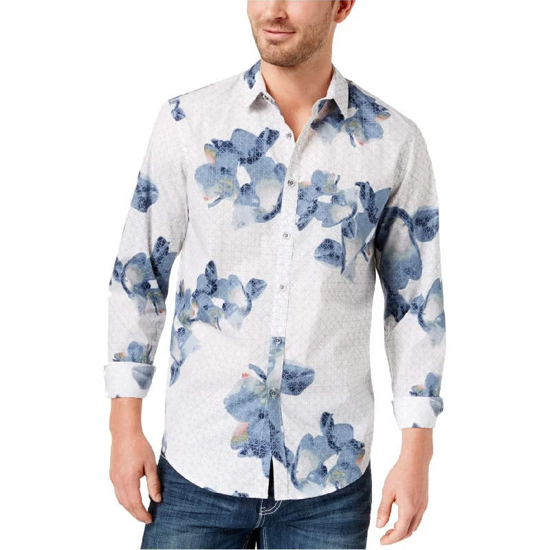 Plus Size Men's Plaid Flannel Casual Shirts in Earth Tones for a Cozy Fall OutfitI-N-C Mens Geometric Floral Button Up Shirt, White, X-Small Plus Size Men's Plaid Flannel Casual Shirts in Earth Tones for a Cozy Fall OutfitI-N-C Mens Geometric Floral Button Up Shirt, White, X-Small