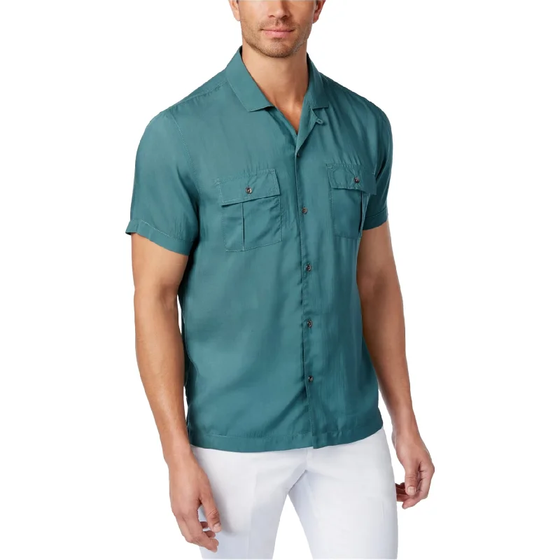 Plus Size Men's Striped Chambray Casual Shirts with a Spread Collar for a Preppy AppearanceI-N-C Mens Ultra Soft Button Up Shirt Plus Size Men's Striped Chambray Casual Shirts with a Spread Collar for a Preppy AppearanceI-N-C Mens Ultra Soft Button Up Shirt