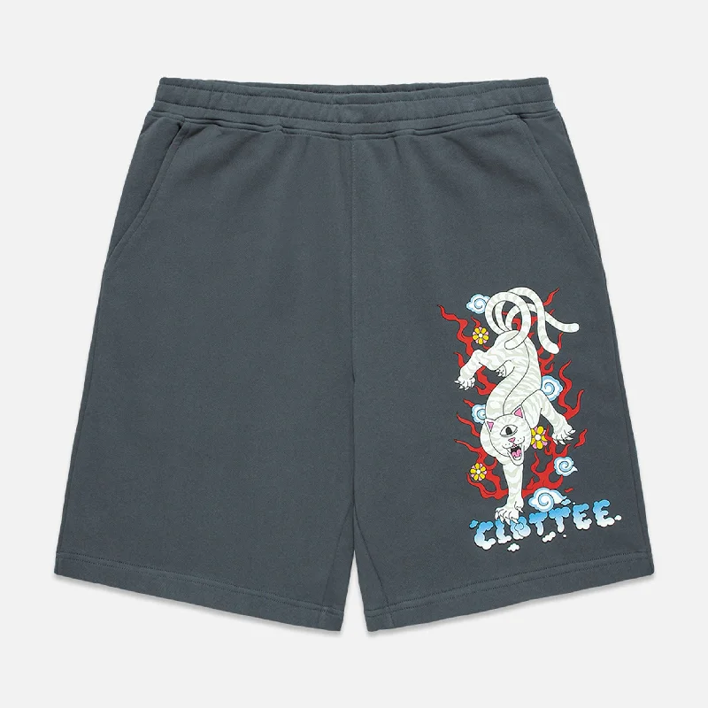 Men's pastel - colored cotton shorts for a spring - friendly outfitIsobu Nerm Sweatshorts (Grey) Men's pastel - colored cotton shorts for a spring - friendly outfitIsobu Nerm Sweatshorts (Grey)
