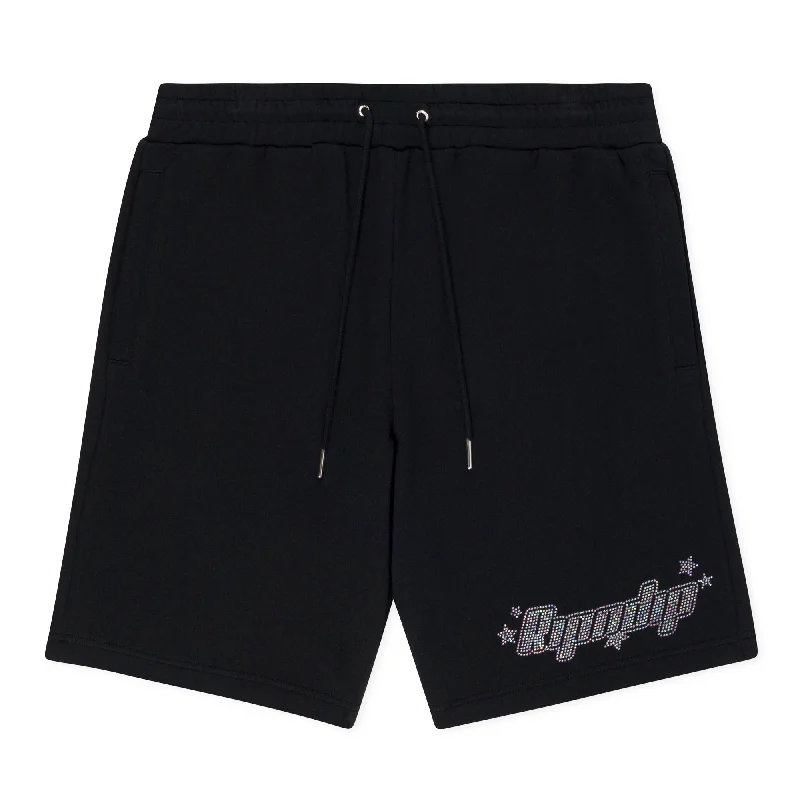 Men's zip - pocket canvas shorts for added functionality during travelKawaii Nerm Sweatshorts (Black) Men's zip - pocket canvas shorts for added functionality during travelKawaii Nerm Sweatshorts (Black)