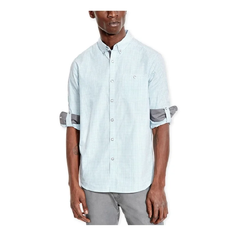 Men's Tailored Fit Checkered Casual Shirts in Multicolor for a Smart - Casual EnsembleKenneth Cole Mens Checked Ls Button Up Shirt Men's Tailored Fit Checkered Casual Shirts in Multicolor for a Smart - Casual EnsembleKenneth Cole Mens Checked Ls Button Up Shirt