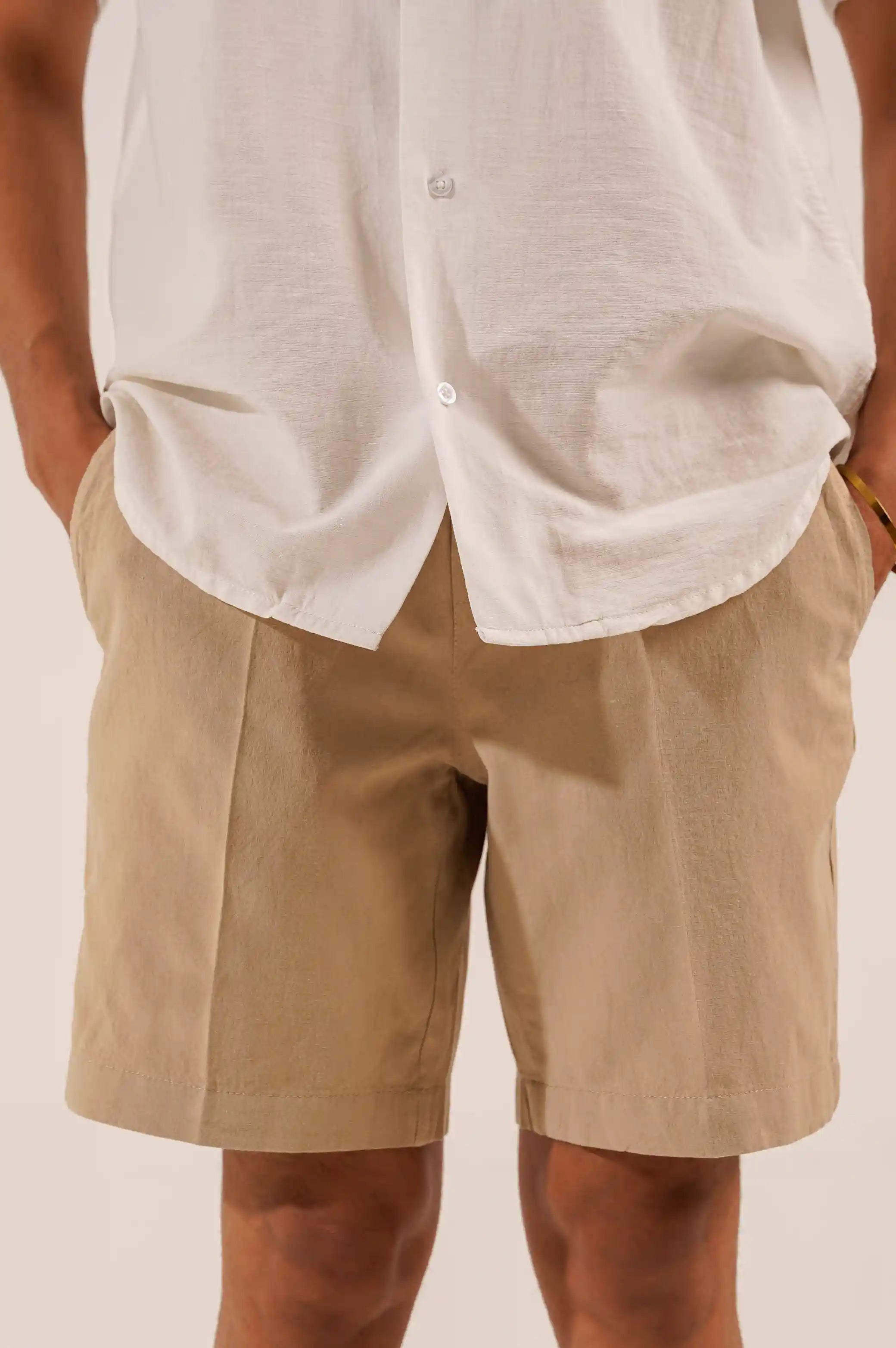 Men's pastel - colored cotton shorts for a spring - friendly outfitDRAWSTRING LINEN SHORTS Men's pastel - colored cotton shorts for a spring - friendly outfitDRAWSTRING LINEN SHORTS