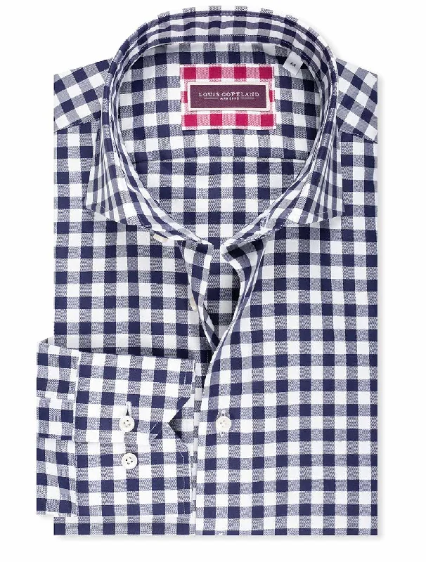 Men's Short - Sleeve Linen Casual Shirts in Light Khaki for a Breathable Summer OptionCheck Shirt-Navy Men's Short - Sleeve Linen Casual Shirts in Light Khaki for a Breathable Summer OptionCheck Shirt-Navy