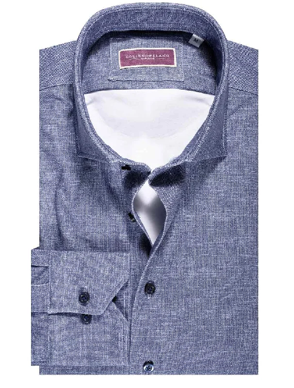 Men's Short - Sleeve Linen Casual Shirts in Light Khaki for a Breathable Summer OptionNeymar Casual Weave Shirt Navy Blue Men's Short - Sleeve Linen Casual Shirts in Light Khaki for a Breathable Summer OptionNeymar Casual Weave Shirt Navy Blue