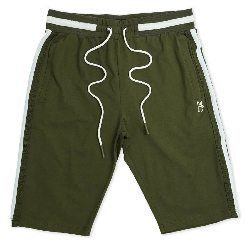 Men's high - waisted swim shorts with UPF protection for beach vacationsM600 Knit Shorts - Olive Men's high - waisted swim shorts with UPF protection for beach vacationsM600 Knit Shorts - Olive