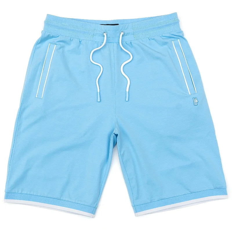 Men's ripped denim shorts for a trendy streetwear aestheticM601 Makobi Ricci Core Shorts - Blue Men's ripped denim shorts for a trendy streetwear aestheticM601 Makobi Ricci Core Shorts - Blue