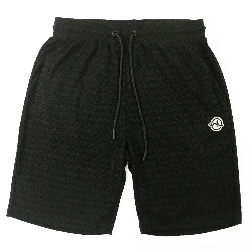Men's camo print cargo shorts for outdoor adventuresM612 Modena Knit Shorts - Black