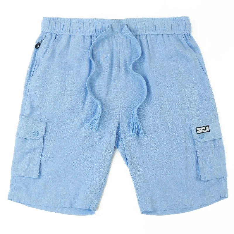 Men's checkered pattern wool shorts for a stylish winter layering optionM632 Levonia Linen Shorts - Blue Men's checkered pattern wool shorts for a stylish winter layering optionM632 Levonia Linen Shorts - Blue