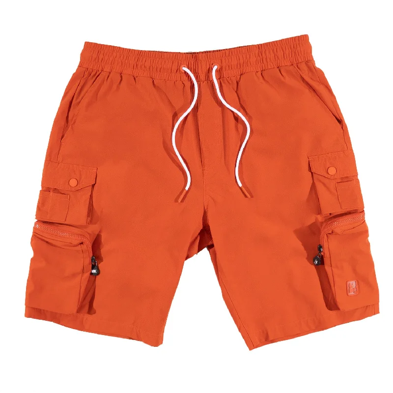 Men's adjustable - length convertible shorts for versatile useM633 Colton Nylon Spandex Cargo Shorts - Orange