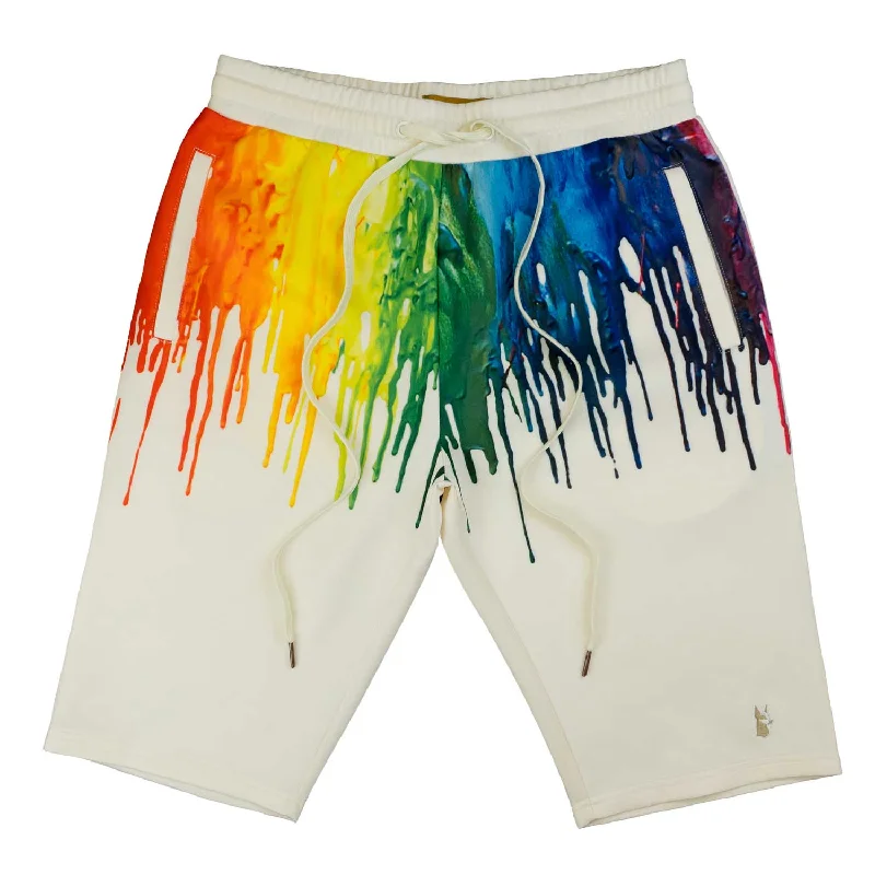 Men's high - waisted swim shorts with UPF protection for beach vacationsM655 Makobi Originals Set Up Shorts- Natural Men's high - waisted swim shorts with UPF protection for beach vacationsM655 Makobi Originals Set Up Shorts- Natural