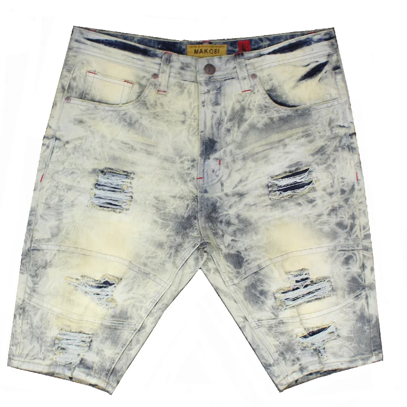 Men's side - stripe track shorts for a sporty running lookM749 Makobi Manhattan Shorts - Dirt Wash Men's side - stripe track shorts for a sporty running lookM749 Makobi Manhattan Shorts - Dirt Wash