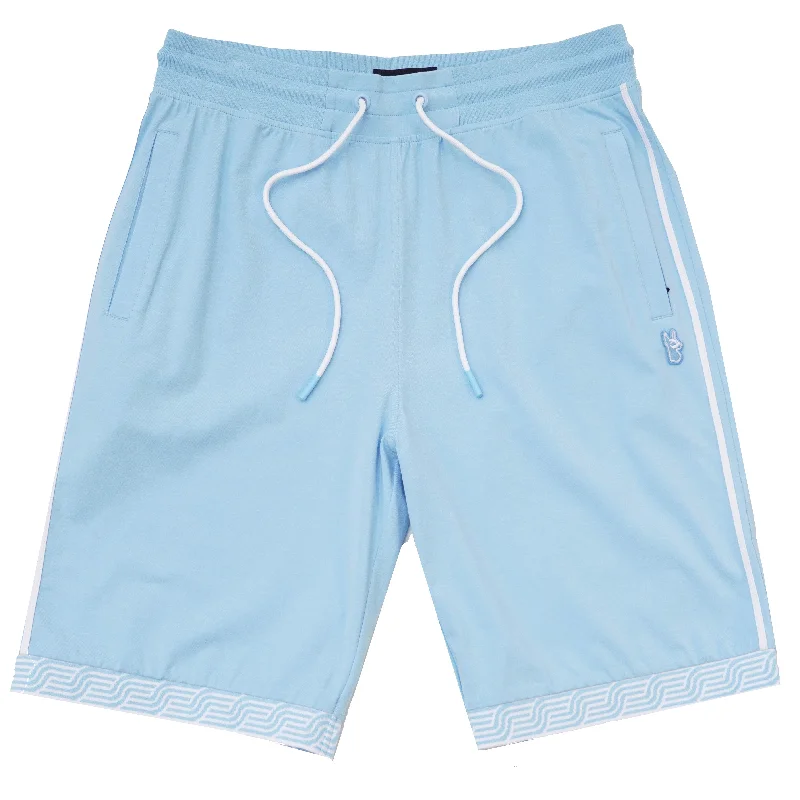 Men's button - fly denim work shorts for durability on the jobM775 Makobi Luciano Shorts - Blue Men's button - fly denim work shorts for durability on the jobM775 Makobi Luciano Shorts - Blue