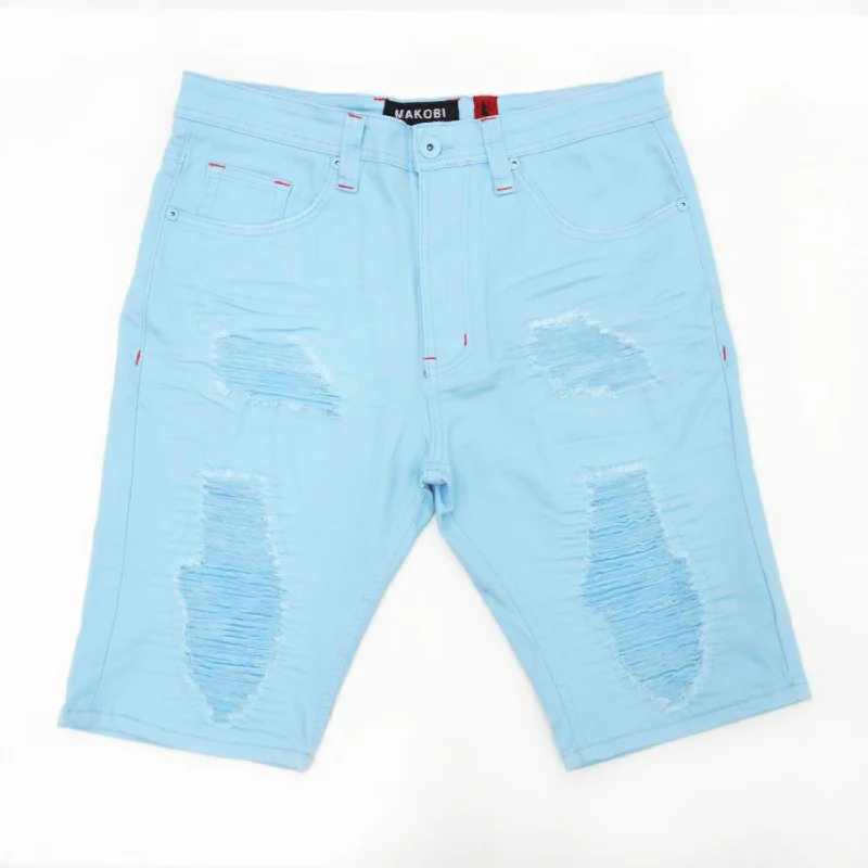 Men's pleated front twill shorts for a classic and sophisticated appearanceM971 Jordanelle Twill Shorts - Blue Men's pleated front twill shorts for a classic and sophisticated appearanceM971 Jordanelle Twill Shorts - Blue