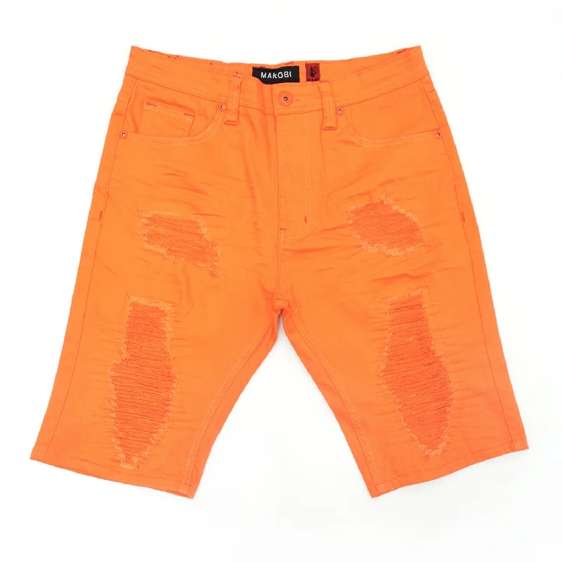 Men's camo print cargo shorts for outdoor adventuresM971 Jordanelle Twill Shorts - Orange Men's camo print cargo shorts for outdoor adventuresM971 Jordanelle Twill Shorts - Orange