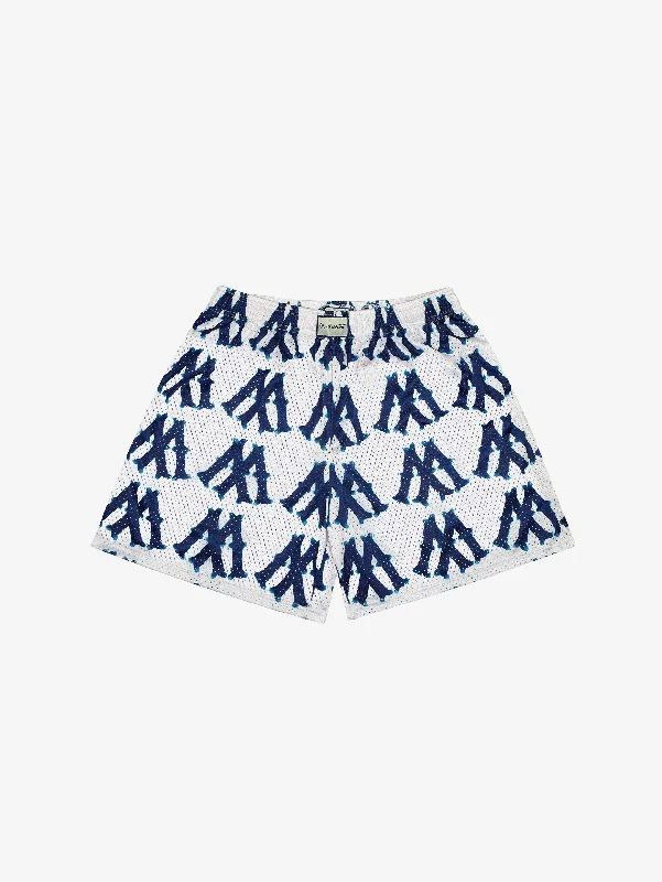 Men's side - stripe track shorts for a sporty running lookMESH SHORTS "LOGOS"