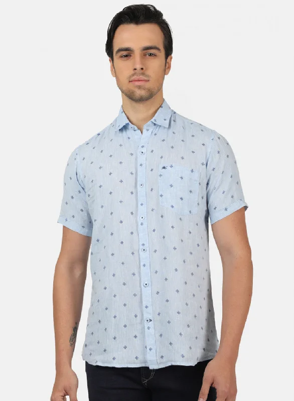 Men's Tailored Fit Checkered Casual Shirts in Multicolor for a Smart - Casual EnsembleMen Blue Printed Shirts Men's Tailored Fit Checkered Casual Shirts in Multicolor for a Smart - Casual EnsembleMen Blue Printed Shirts