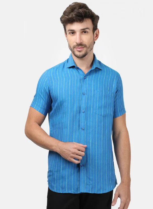 Plus Size Men's Plaid Flannel Casual Shirts in Earth Tones for a Cozy Fall OutfitMen Blue Stripe Shirts Plus Size Men's Plaid Flannel Casual Shirts in Earth Tones for a Cozy Fall OutfitMen Blue Stripe Shirts