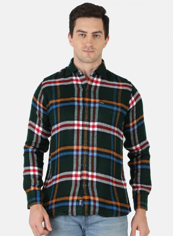 Plus Size Men's Striped Chambray Casual Shirts with a Spread Collar for a Preppy AppearanceMen Multicolor Check Shirt Plus Size Men's Striped Chambray Casual Shirts with a Spread Collar for a Preppy AppearanceMen Multicolor Check Shirt