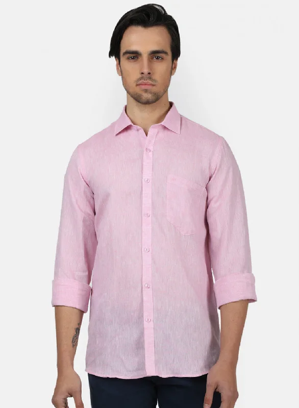 Men's Distressed Denim Casual Shirts with Frayed Edges for a Trendy and Rugged LookMen Pink Solid Shirts Men's Distressed Denim Casual Shirts with Frayed Edges for a Trendy and Rugged LookMen Pink Solid Shirts