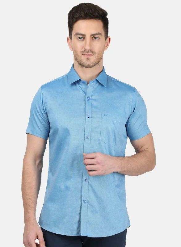 Men's Slim - Fit Printed Floral Casual Shirts in Pastel Colors for a Spring - Inspired VibeMens Blue Printed Shirt Men's Slim - Fit Printed Floral Casual Shirts in Pastel Colors for a Spring - Inspired VibeMens Blue Printed Shirt