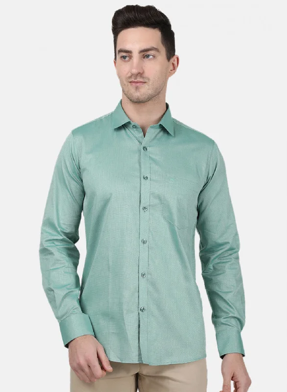 Men's Wrinkle - Resistant Polyester Blend Casual Shirts for Easy Travel and MaintenanceMens Green Printed Shirt Men's Wrinkle - Resistant Polyester Blend Casual Shirts for Easy Travel and MaintenanceMens Green Printed Shirt