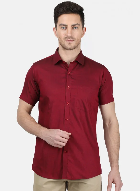 Men's Thermal - Lined Casual Shirts in Black for Added Warmth in Cold WeatherMens Maroon Printed Shirt Men's Thermal - Lined Casual Shirts in Black for Added Warmth in Cold WeatherMens Maroon Printed Shirt