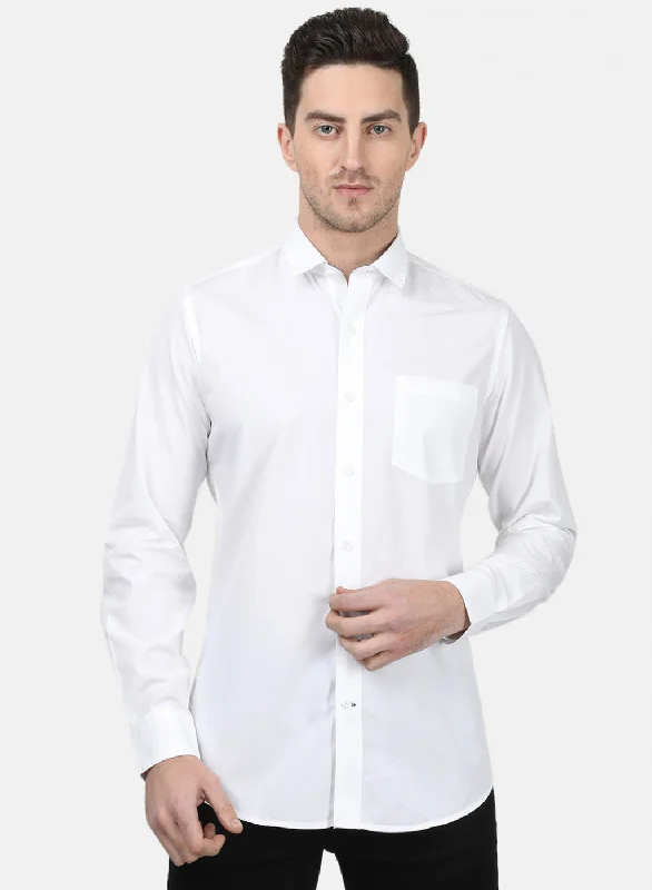 Men's Organic Cotton Casual Shirts with a Soft Handfeel for Everyday ComfortMens White Solid Shirts Men's Organic Cotton Casual Shirts with a Soft Handfeel for Everyday ComfortMens White Solid Shirts