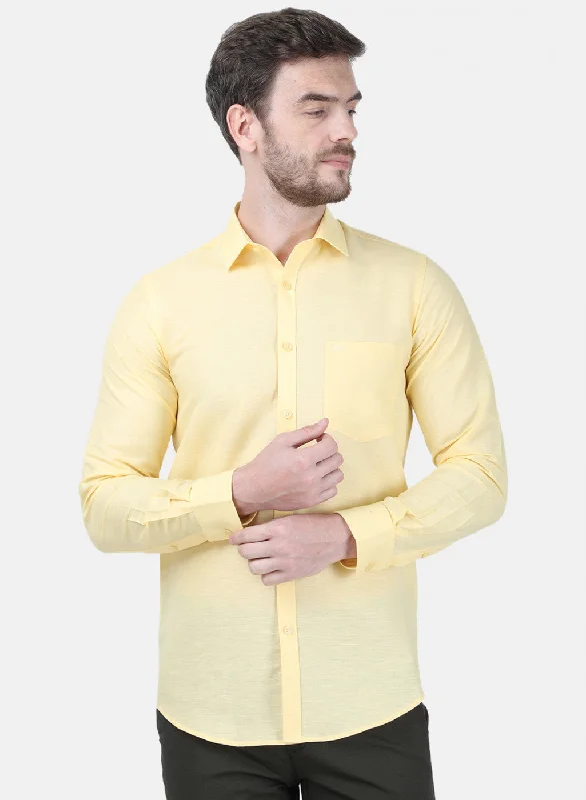 Men's Graphic - Printed Casual Shirts with Pop - Culture References for a Fun and Stylish LookMens Yellow Solid Shirt Men's Graphic - Printed Casual Shirts with Pop - Culture References for a Fun and Stylish LookMens Yellow Solid Shirt