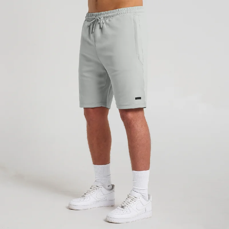 Men's zip - pocket canvas shorts for added functionality during travelMorata Short - Sea Mist Men's zip - pocket canvas shorts for added functionality during travelMorata Short - Sea Mist