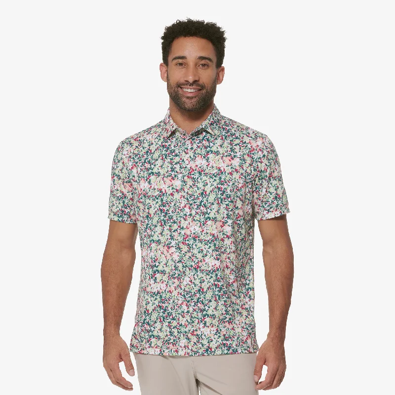 Men's Stretch - Fabric Casual Shirts in Navy Blue for a Comfortable and Flexible FitMulti Floral Print Men's Stretch - Fabric Casual Shirts in Navy Blue for a Comfortable and Flexible FitMulti Floral Print