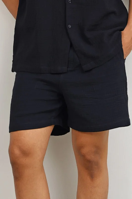 Men's neon - colored athletic shorts for high - visibility workoutsMUSLIN SHORTS