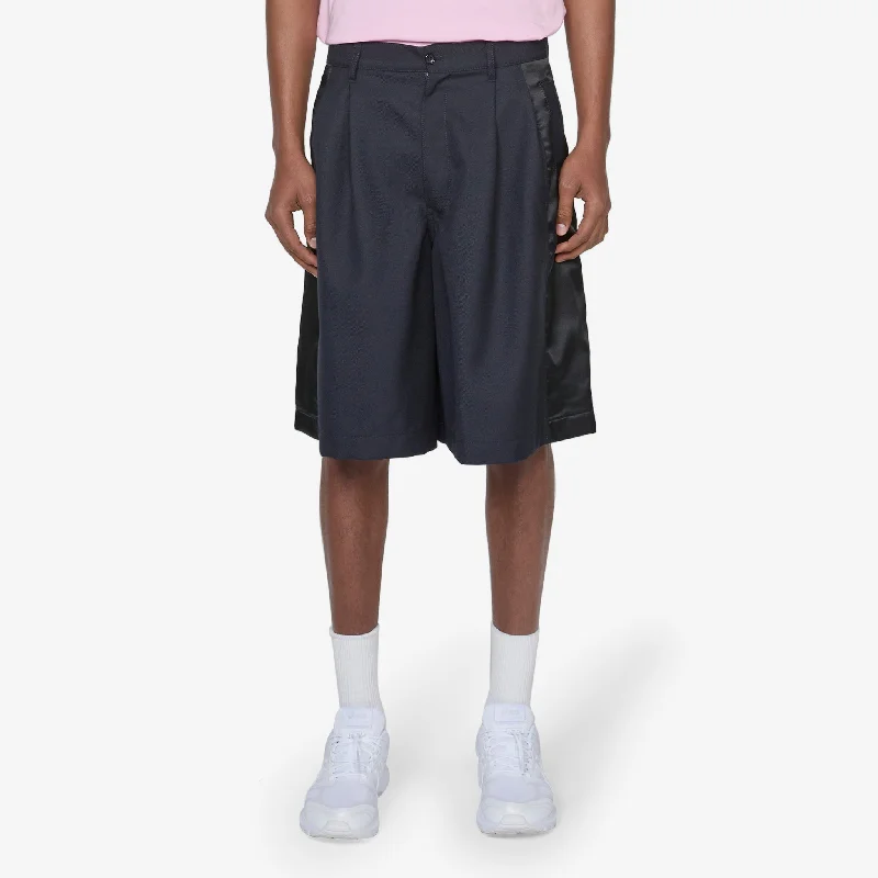 Men's pastel - colored cotton shorts for a spring - friendly outfitPanel Short Navy