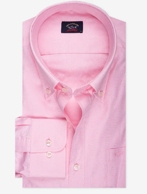 Men's Stretch - Fabric Casual Shirts in Navy Blue for a Comfortable and Flexible FitButtondown Oxford Shirt Pink Men's Stretch - Fabric Casual Shirts in Navy Blue for a Comfortable and Flexible FitButtondown Oxford Shirt Pink