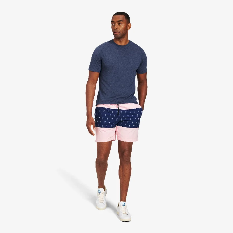 Men's Long - Line Oversized Casual Shirts in Dark Gray for a Relaxed and Modern LookPink and Navy Lobster Men's Long - Line Oversized Casual Shirts in Dark Gray for a Relaxed and Modern LookPink and Navy Lobster