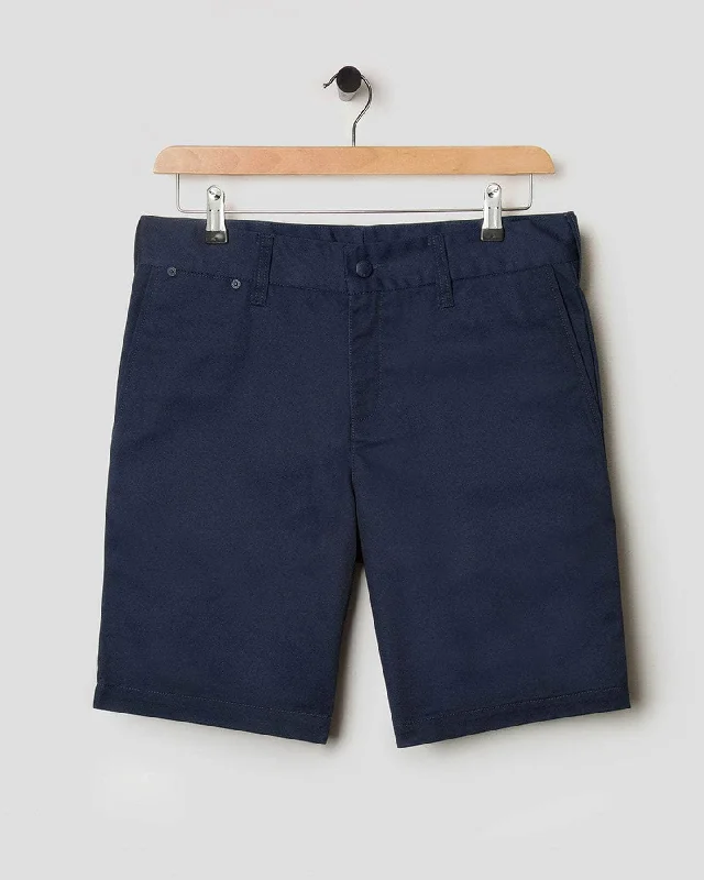 Men's wide - leg linen blend shorts for a relaxed beachside vibeOversized Work Shorts Navy Men's wide - leg linen blend shorts for a relaxed beachside vibeOversized Work Shorts Navy