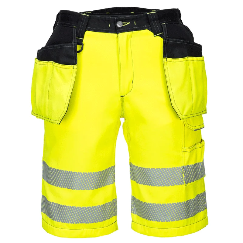 Men's moisture - wicking performance shorts for sweaty outdoor activitiesPortwest PW343 PW3 Hi-Vis Holster Pocket Work Shorts Various Colours Men's moisture - wicking performance shorts for sweaty outdoor activitiesPortwest PW343 PW3 Hi-Vis Holster Pocket Work Shorts Various Colours