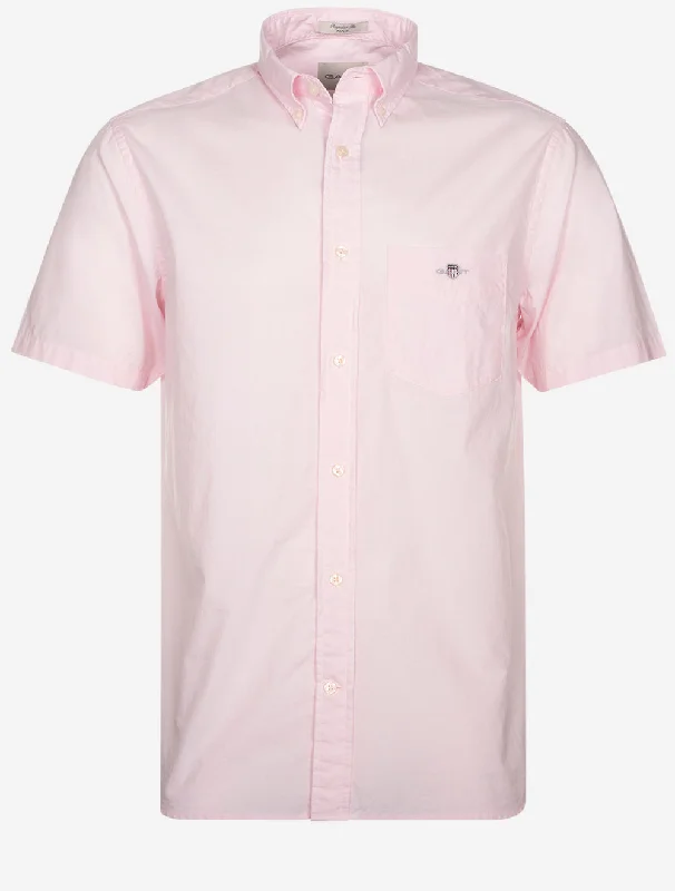 Men's Thermal - Lined Casual Shirts in Black for Added Warmth in Cold WeatherRegular Poplin Short Sleeve Light Pink Men's Thermal - Lined Casual Shirts in Black for Added Warmth in Cold WeatherRegular Poplin Short Sleeve Light Pink
