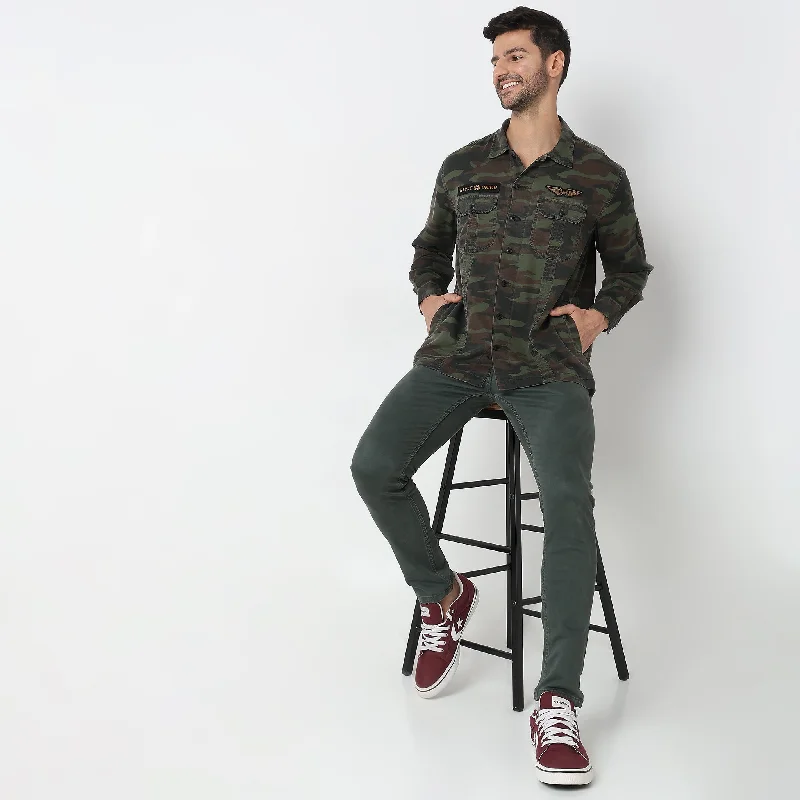 Men's Short - Sleeve Linen Casual Shirts in Light Khaki for a Breathable Summer OptionRegular Fit Camo Shirt Men's Short - Sleeve Linen Casual Shirts in Light Khaki for a Breathable Summer OptionRegular Fit Camo Shirt